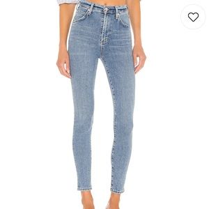 Chrissy Citizens of Humanity High Rise Skinny in Vivant